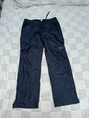 Mountain Hardwear Black Waterproof Outdoor Pants size L